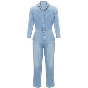 MOTHER Classic Blue Denim Jumpsuit